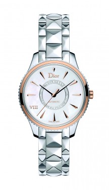 DIOR VIII MONTAIGNE STEEL AND PINK GOLD BEZEL 36MM