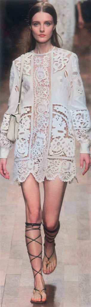 Valentino white lace