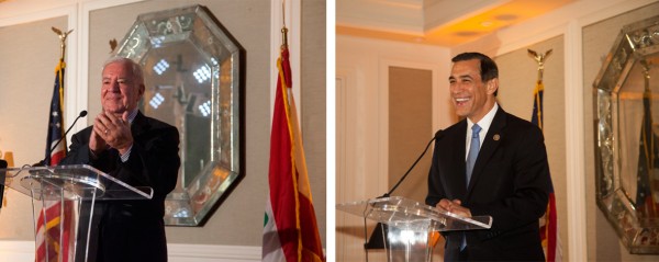 Miami Gala Dinner - Left Nick Rahall - Right Darell Issa