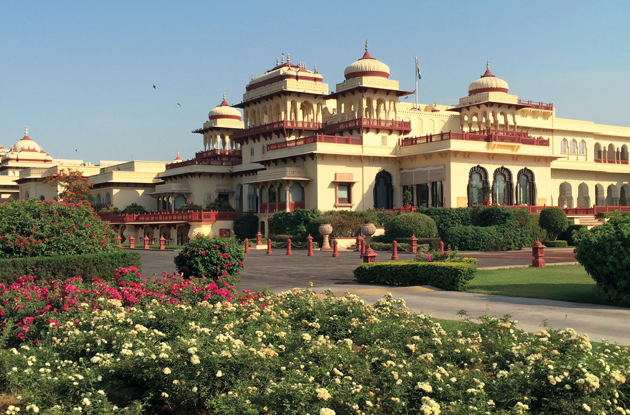 view of the Rambagh Palace