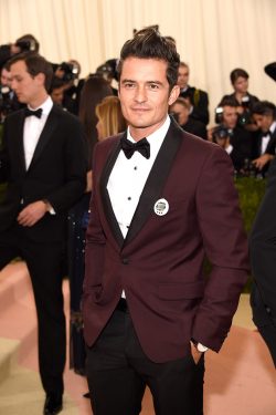 NEW YORK, NY - MAY 02: Orlando Bloom attends "Manus x Machina: Fashion In An Age Of Technology" Costume Institute Gala at Metropolitan Museum of Art on May 2, 2016 in New York City. (Photo by Kevin Mazur/WireImage)